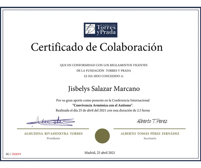 certificados Dra Jisbelys Salazar