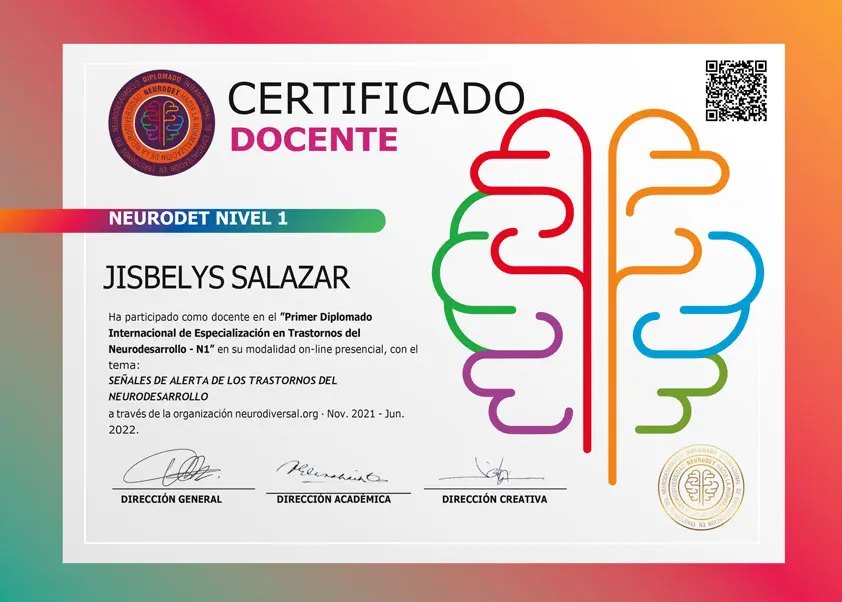 certificados Dra Jisbelys Salazar