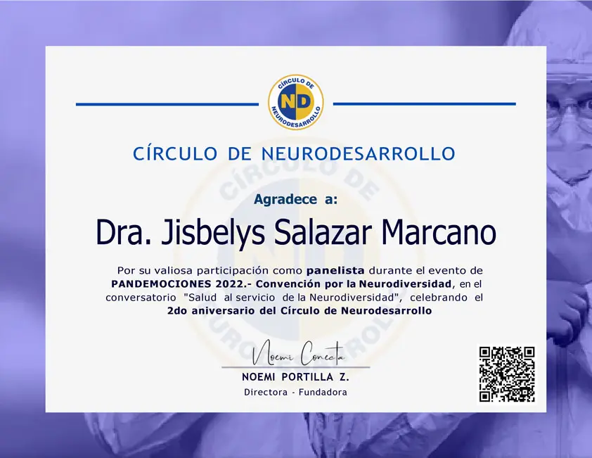 certificados Dra Jisbelys Salazar