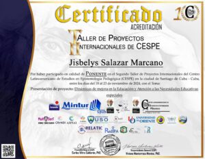 proyectos-internacionales-CESPED-dra-jisbelys-salazar especialista en neurología infantil