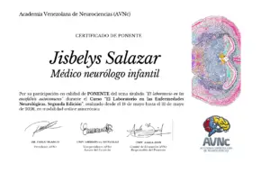 El laboratorio en las encefalitis autoinmunes certificado jisbelys salazar